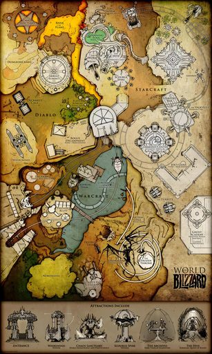 Diablo III - Карта мира Diablo 3