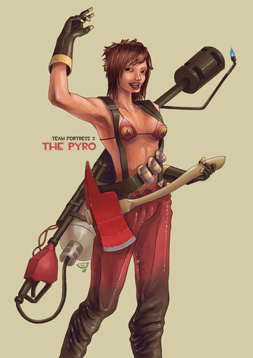 Team Fortress 2 - Фан-арт по TF2: girls...